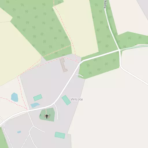 Map of Wilcote