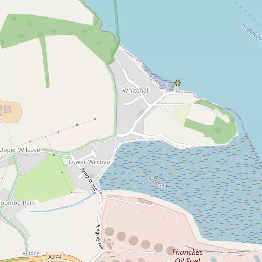 Map of Wilcove