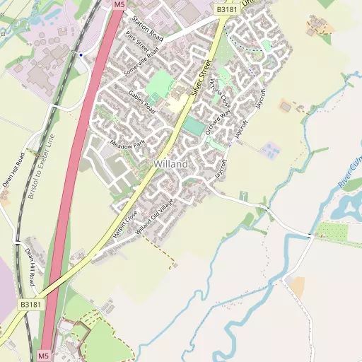 Map of Willand