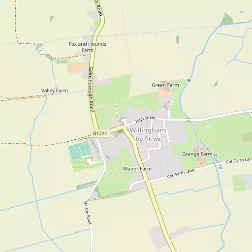 Map of Willingham by Stow