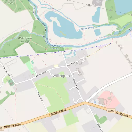 Map of Willington