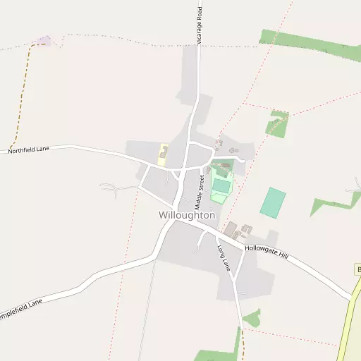 Map of Willoughton