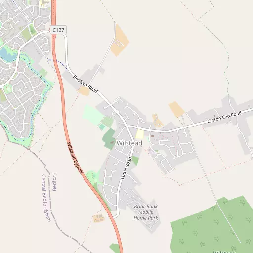 Map of Wilstead