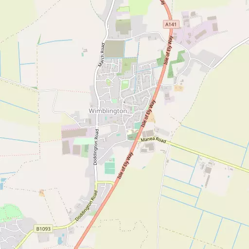 Map of Wimblington