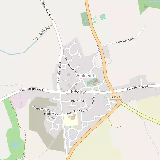 Map of Winkleigh