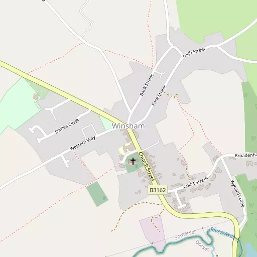 Map of Winsham
