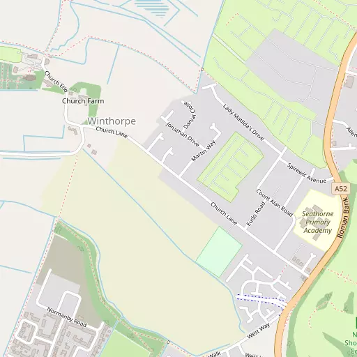 Map of Winthorpe