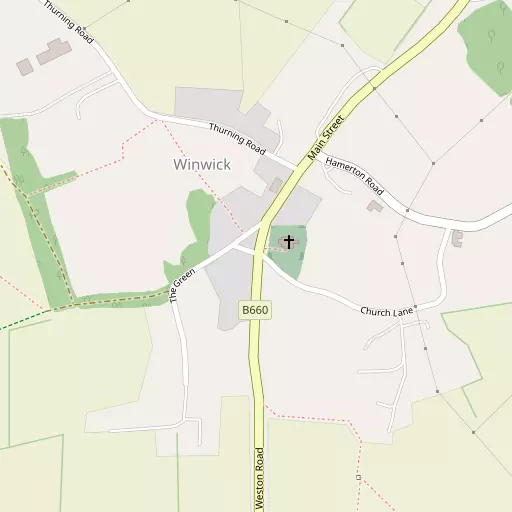 Map of Winwick