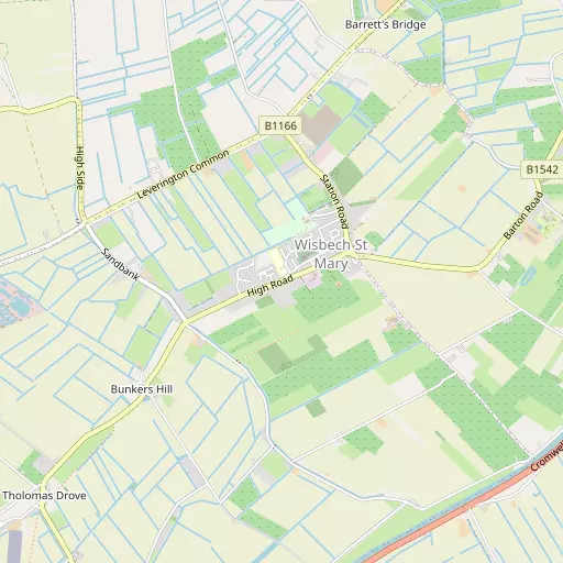 Map of Wisbech St Mary