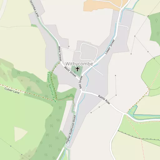 Map of Withycombe