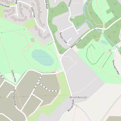 Map of Wood Burcote