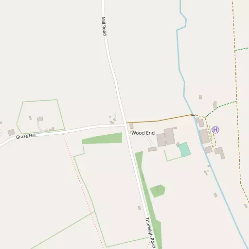 Map of Wood End