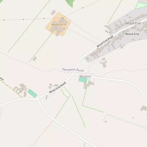 Map of Wood End
