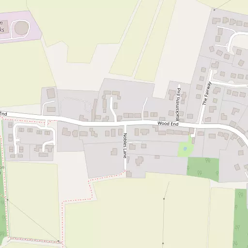 Map of Wood End