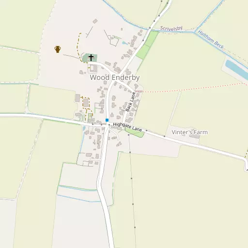 Map of Wood Enderby