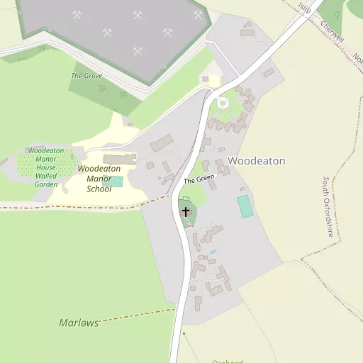 Map of Woodeaton