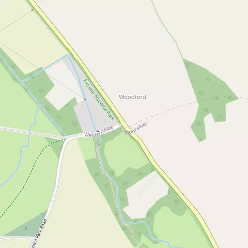 Map of Woodford