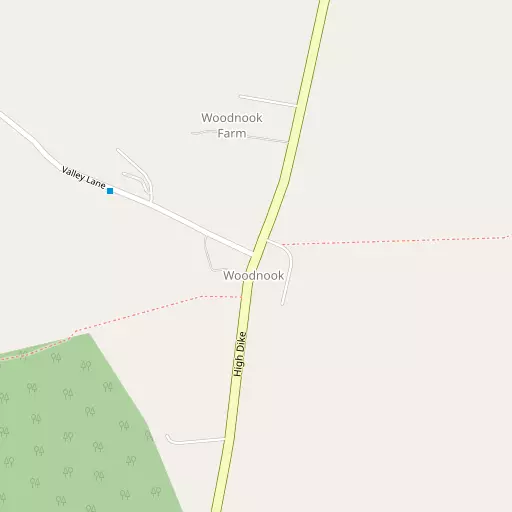 Map of Woodnook