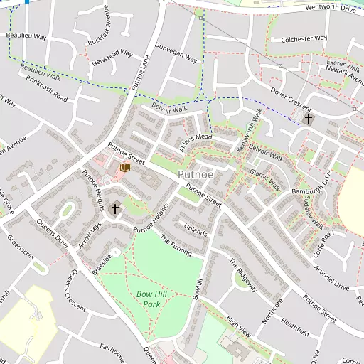 Map of Woodside