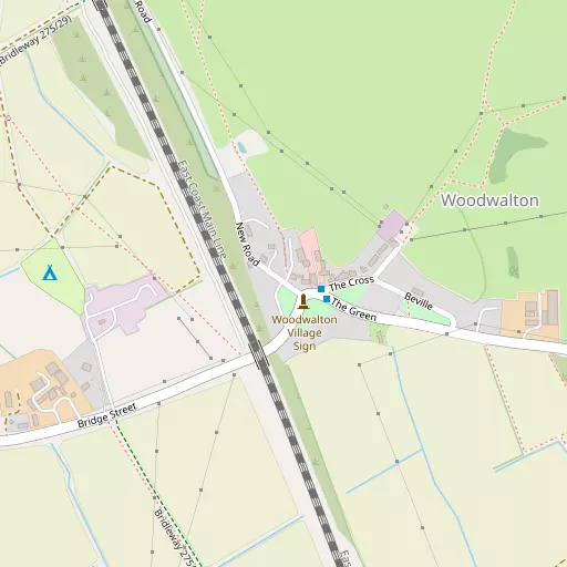 Map of Woodwalton