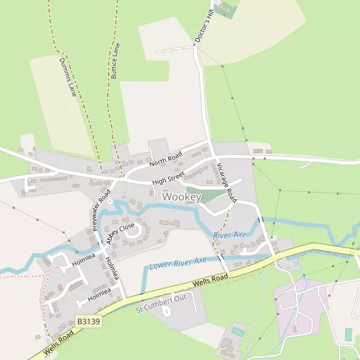Map of Wookey
