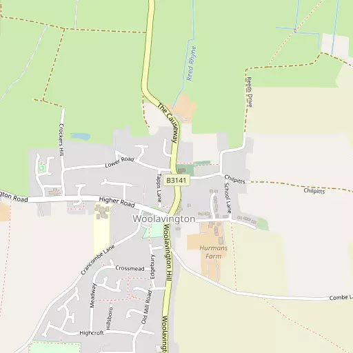 Map of Woolavington
