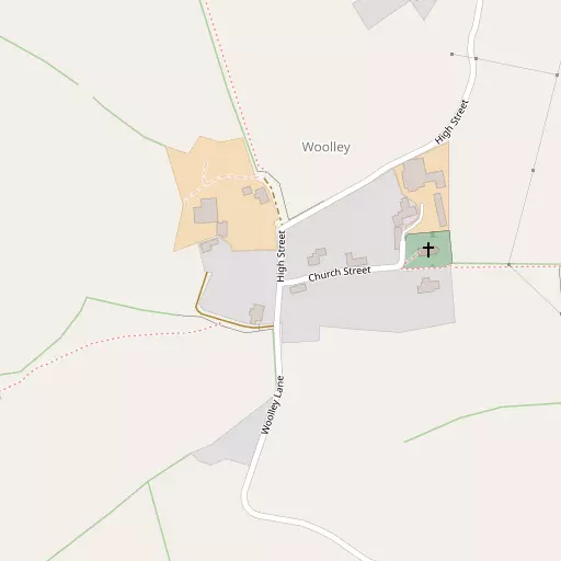 Map of Woolley
