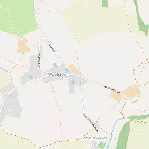 Map of Woolston
