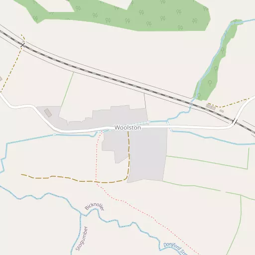 Map of Woolston