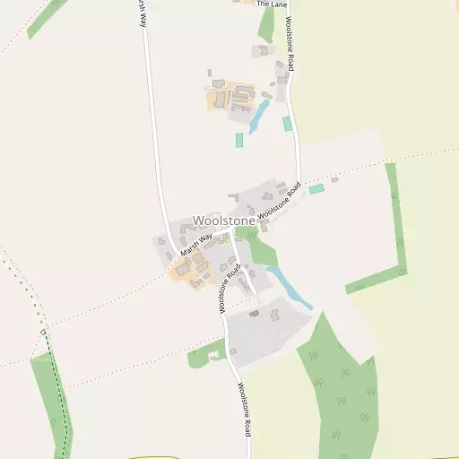 Map of Woolstone