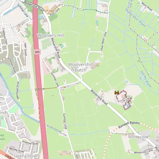 Map of Woolvershill Batch