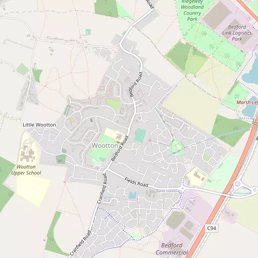 Map of Wootton