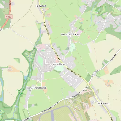 Map of Wootton