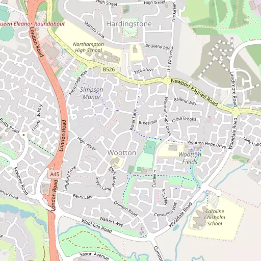 Map of Wootton