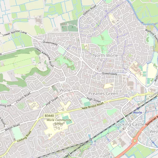 Map of Worle