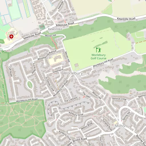 Map of Worlebury