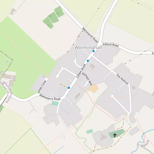 Map of Worminghall