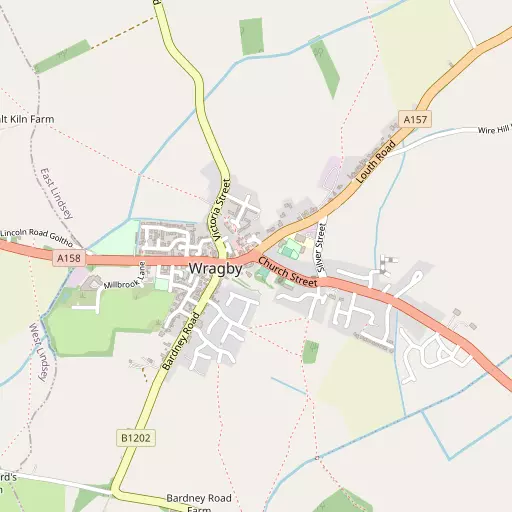 Map of Wragby