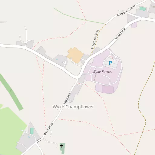 Map of Wyke Champflower