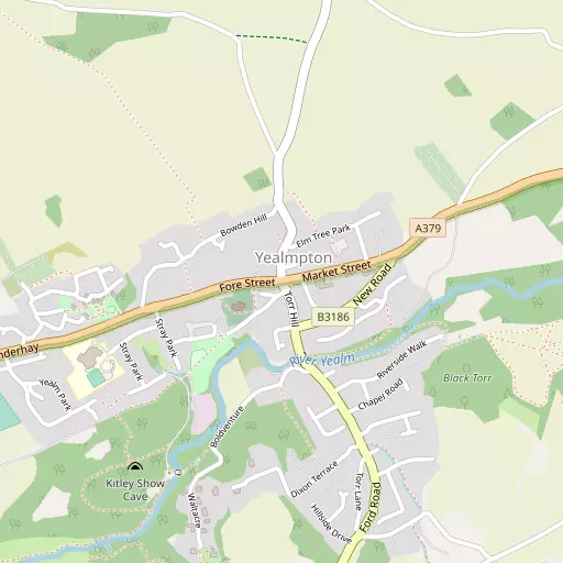 Map of Yealmpton