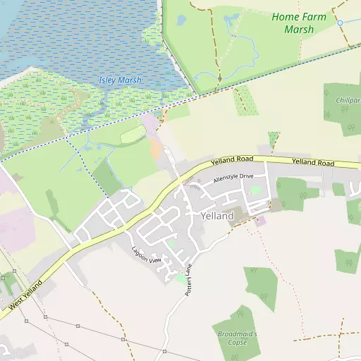 Map of Yelland