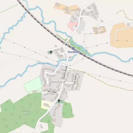 Map of Yeoford