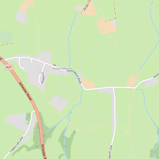 Map of Yeovil Marsh