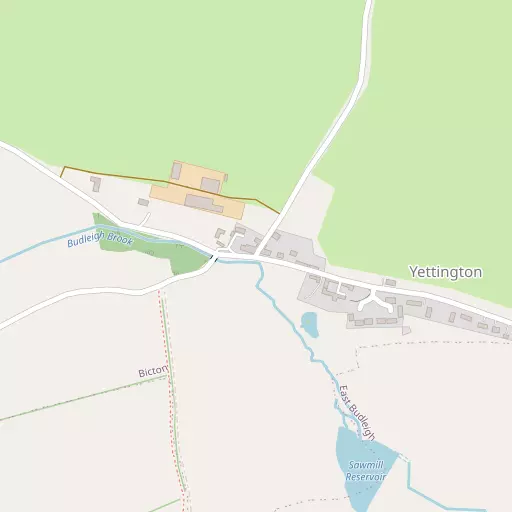 Map of Yettington